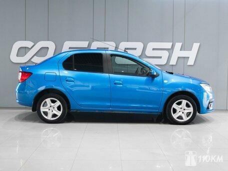 Renault, Logan, 1600, 113, бензин, седан, механика, передний привод, среднее состояние, левый, синий, 1 299 000 ₽