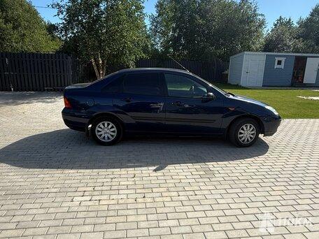 Ford, Focus, 1600, 100, бензин, седан, механика, передний привод, среднее состояние, левый, синий, 450 000 ₽