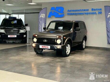 ВАЗ (Lada), 2121 (4x4), 1700, 83, бензин, внедорожник, механика, полный привод, среднее состояние, левый, коричневый, 755 000 ₽