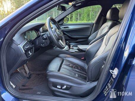 BMW, 5 серии, 3000, 249, дизель, седан, автомат, полный привод, среднее состояние, левый, синий, 3 350 000 ₽