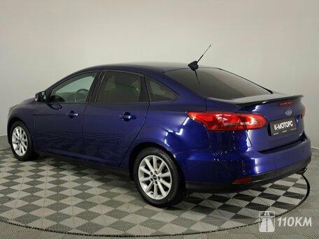 Ford, Focus, 1500, 150, бензин, седан, автомат, передний привод, среднее состояние, левый, синий, 1 130 000 ₽