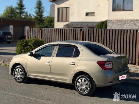 Renault, Logan, 1600, 102, бензин, седан, механика, передний привод, среднее состояние, левый, бежевый, 599 000 ₽