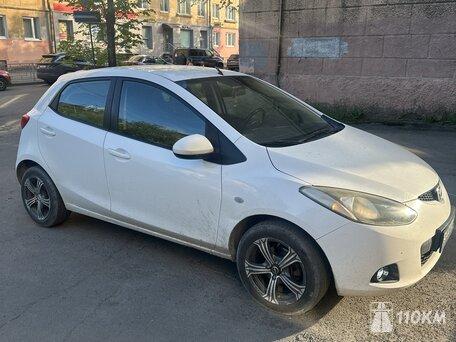 Mazda, 2, 1500, 103, бензин, хэтчбек, автомат, передний привод, среднее состояние, левый, черный, 570 000 ₽