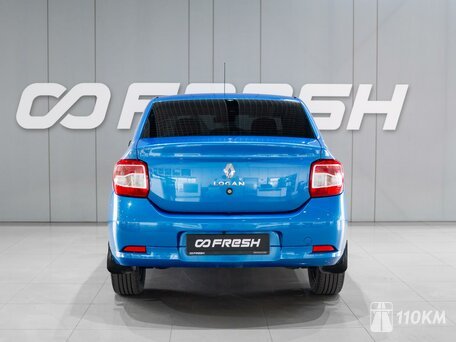 Renault, Logan, 1600, 113, бензин, седан, механика, передний привод, среднее состояние, левый, синий, 1 299 000 ₽