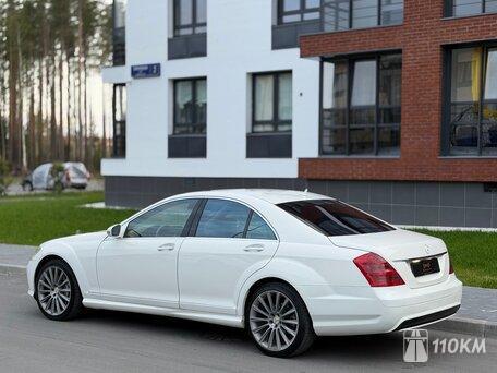Mercedes, S-класс, 3000, 235, дизель, седан, автомат, полный привод, среднее состояние, левый, белый, 1 425 000 ₽