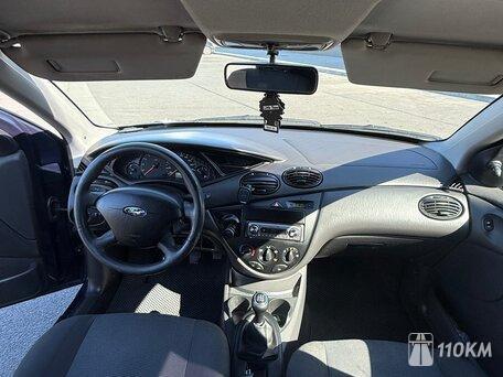 Ford, Focus, 1600, 100, бензин, седан, механика, передний привод, среднее состояние, левый, синий, 450 000 ₽