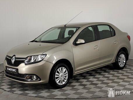 Renault, Logan, 1600, 102, бензин, седан, механика, передний привод, среднее состояние, левый, бежевый, 590 000 ₽