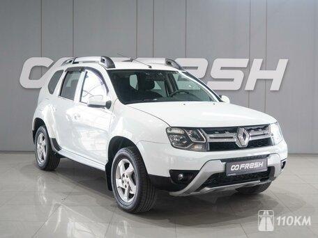 Renault, Duster, 2000, 143, бензин, внедорожник, автомат, полный привод, среднее состояние, левый, белый, 1 369 000 ₽