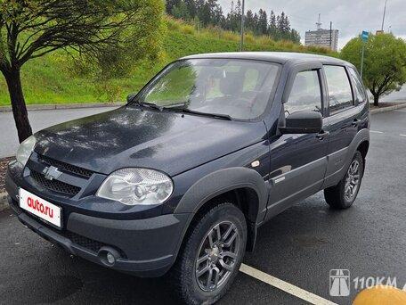 Chevrolet, Niva, 1700, 80, бензин, внедорожник, механика, полный привод, среднее состояние, левый, синий, 545 000 ₽